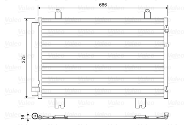 Condenser, air conditioning