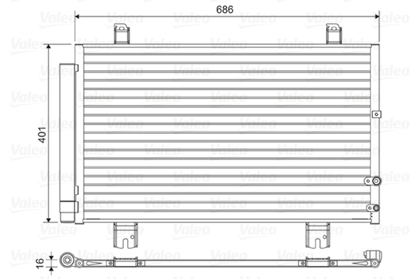 Condenser, air conditioning