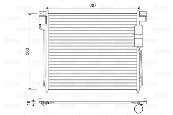 Condenser, air conditioning