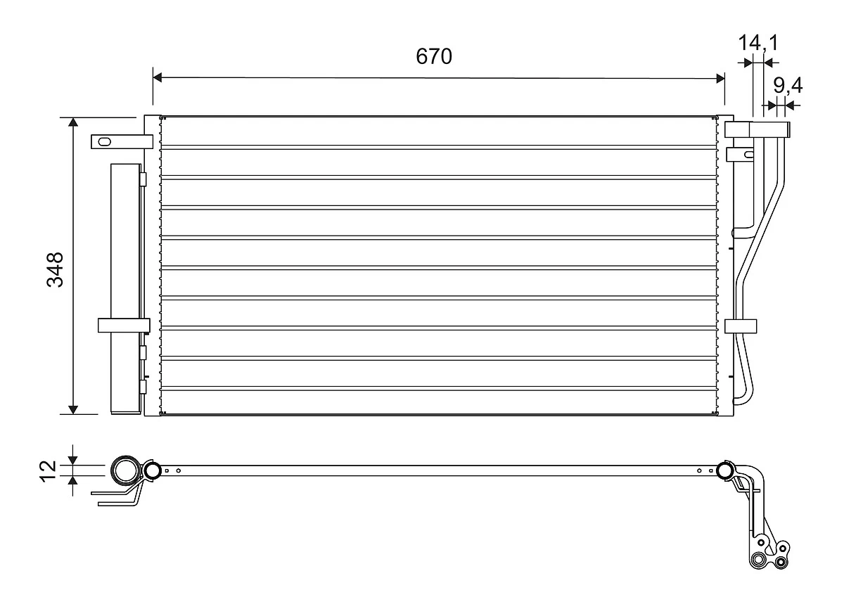 Condenser, air conditioning