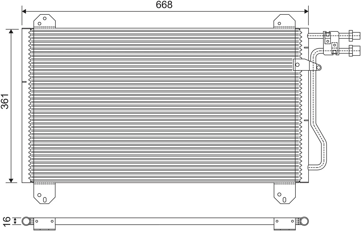 Condenser, air conditioning