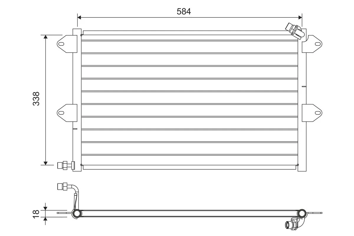 Condenser, air conditioning