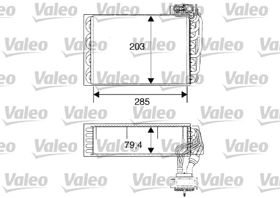 Evaporator, air conditioning
