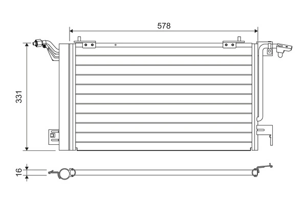 Condenser, air conditioning