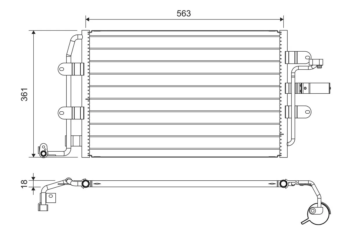 Condenser, air conditioning