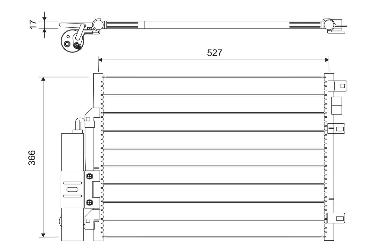 Condenser, air conditioning