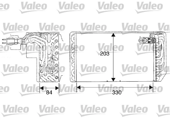 Evaporator, air conditioning