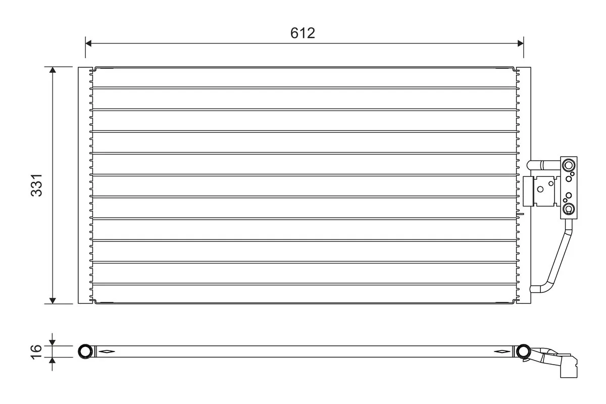 Condenser, air conditioning