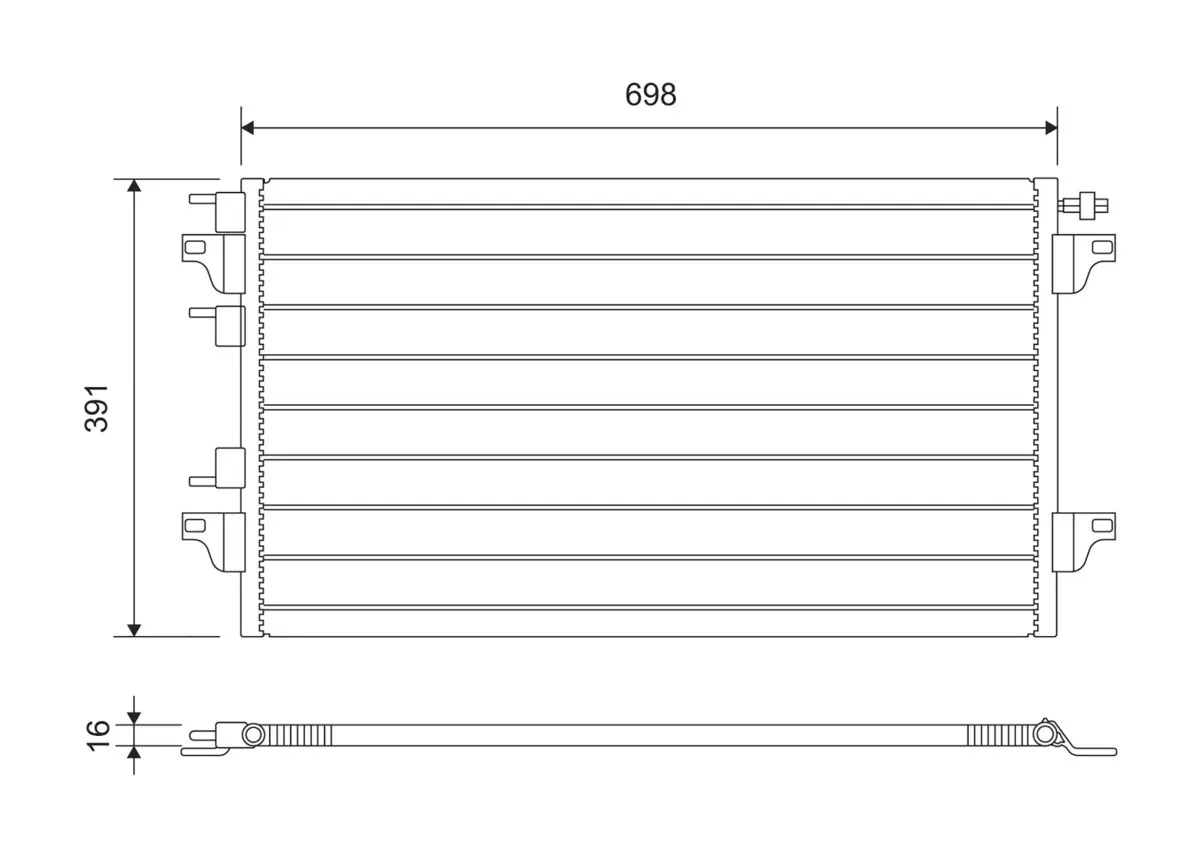 Condenser, air conditioning