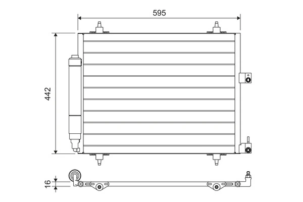 Condenser, air conditioning