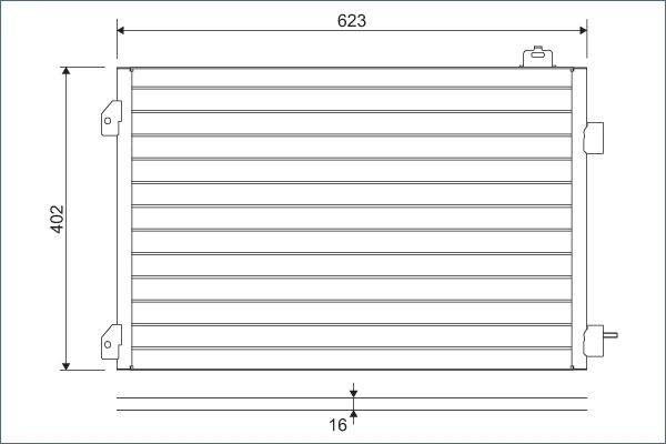 Condenser, air conditioning