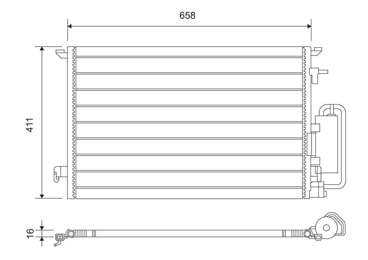 Condenser, air conditioning