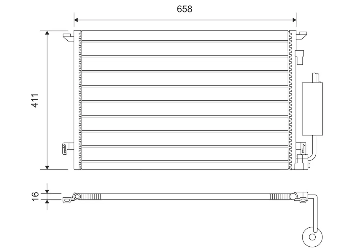 Condenser, air conditioning