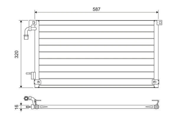 Condenser, air conditioning