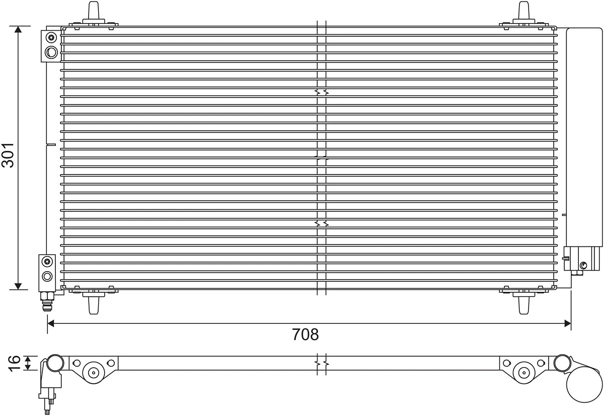 Condenser, air conditioning