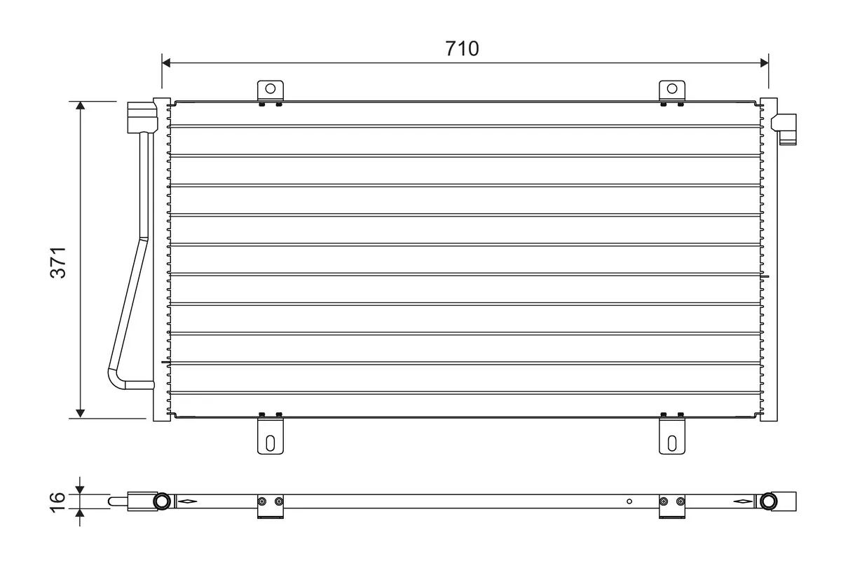 Condenser, air conditioning