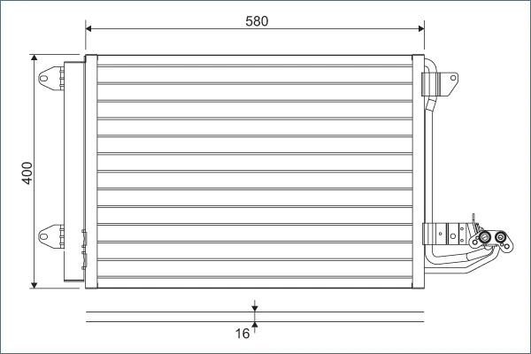 Condenser, air conditioning