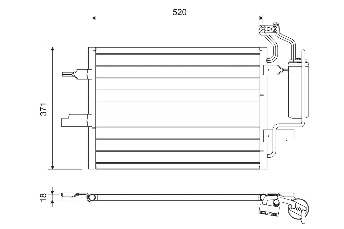 Condenser, air conditioning