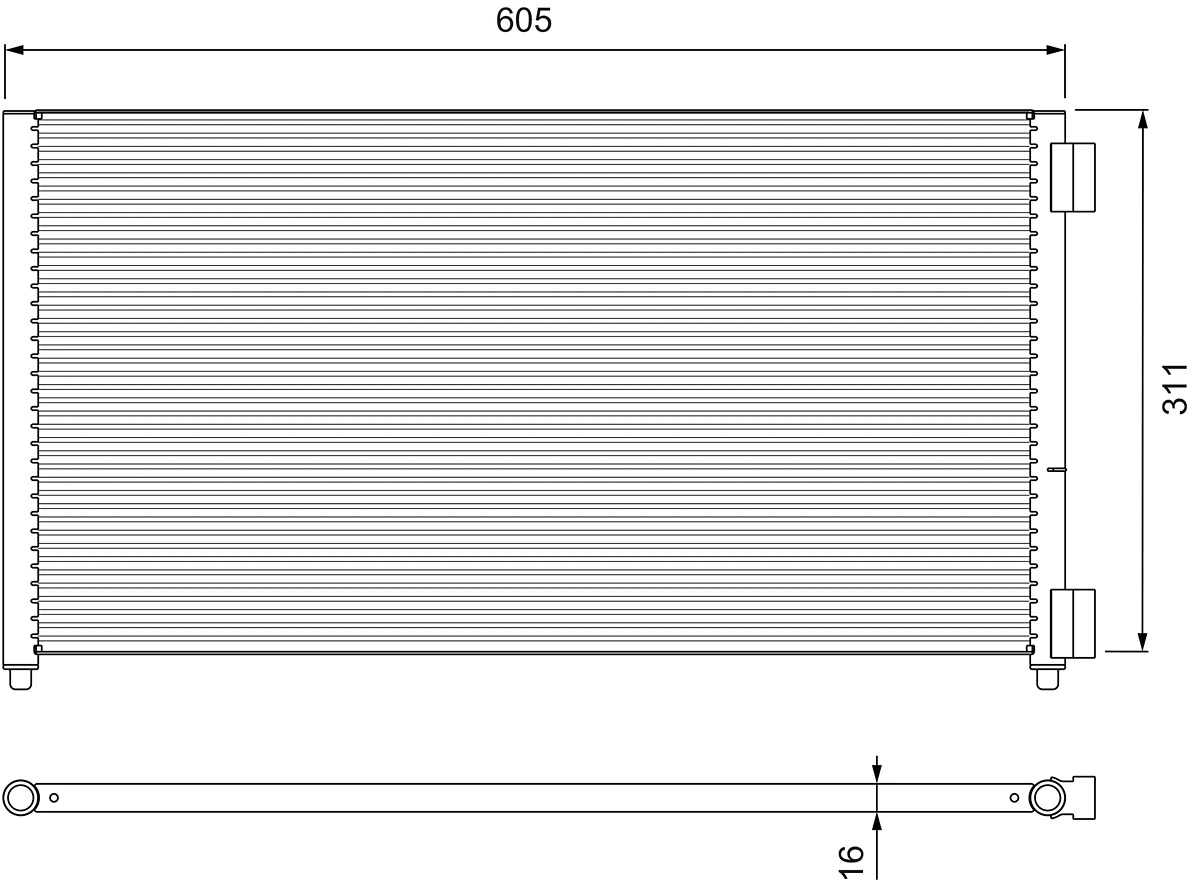 Condenser, air conditioning