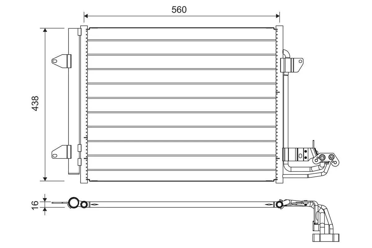 Condenser, air conditioning