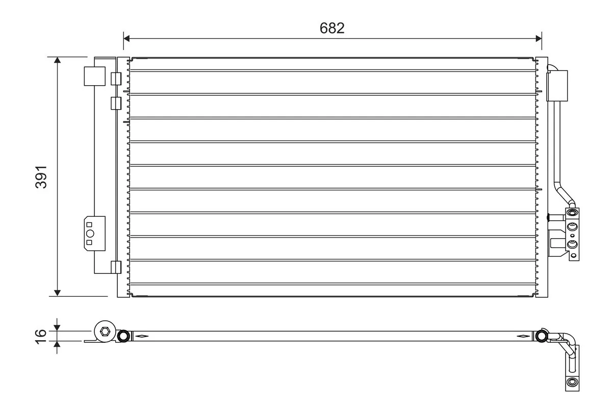 Condenser, air conditioning