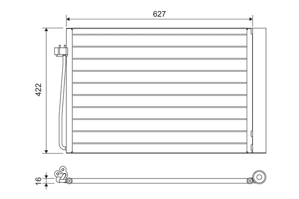 Condenser, air conditioning