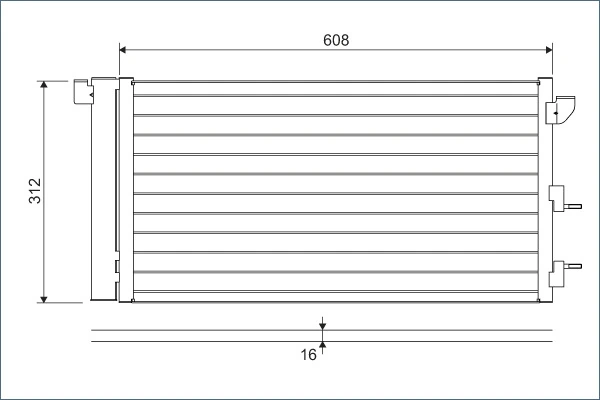 Condenser, air conditioning