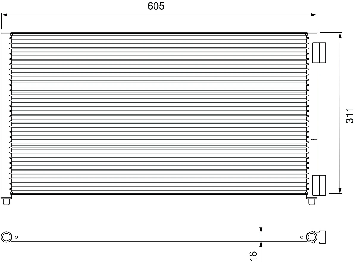 Condenser, air conditioning