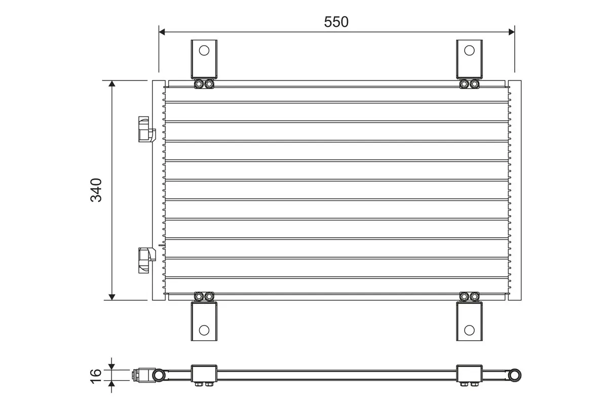 Condenser, air conditioning