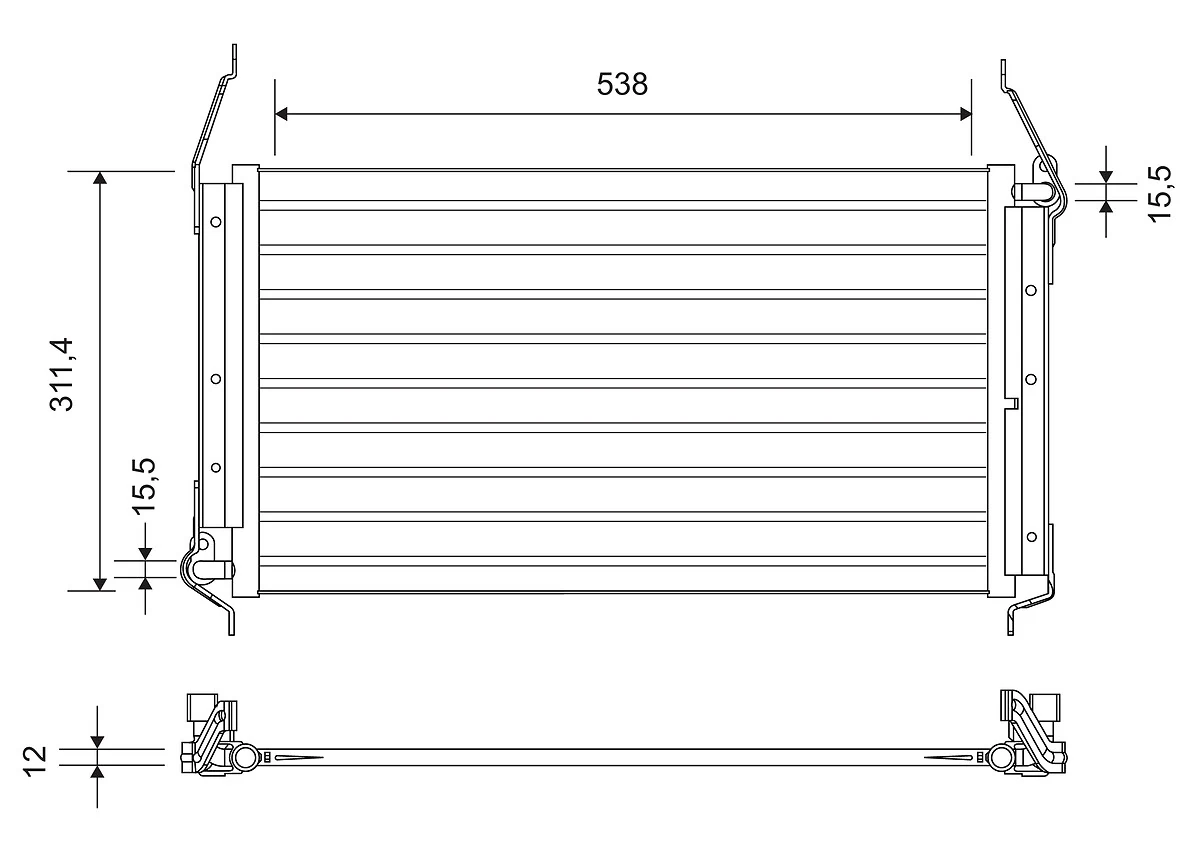 Condenser, air conditioning