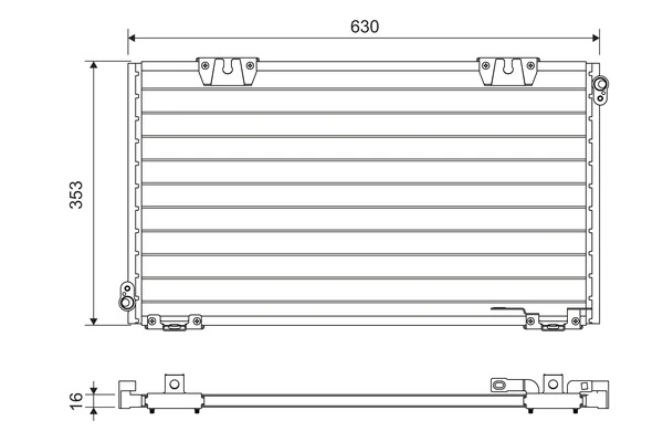 Condenser, air conditioning