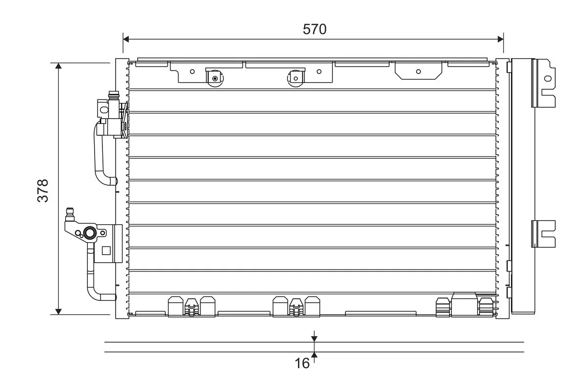 Condenser, air conditioning