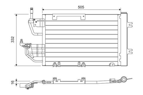 Condenser, air conditioning