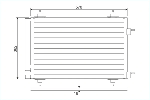 Condenser, air conditioning