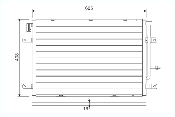 Condenser, air conditioning