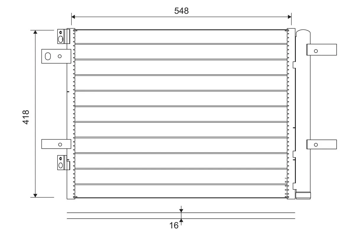 Condenser, air conditioning