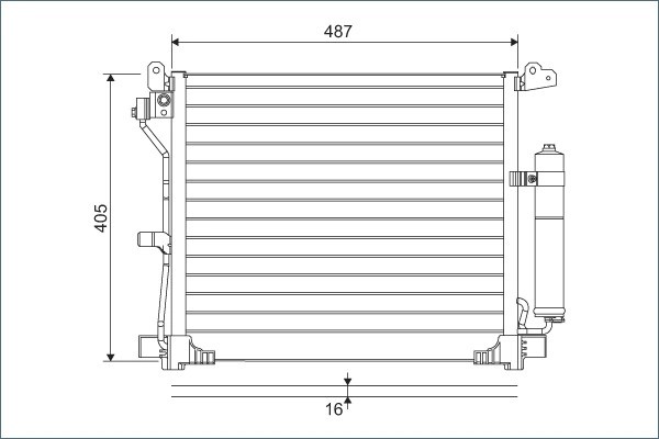 Condenser, air conditioning