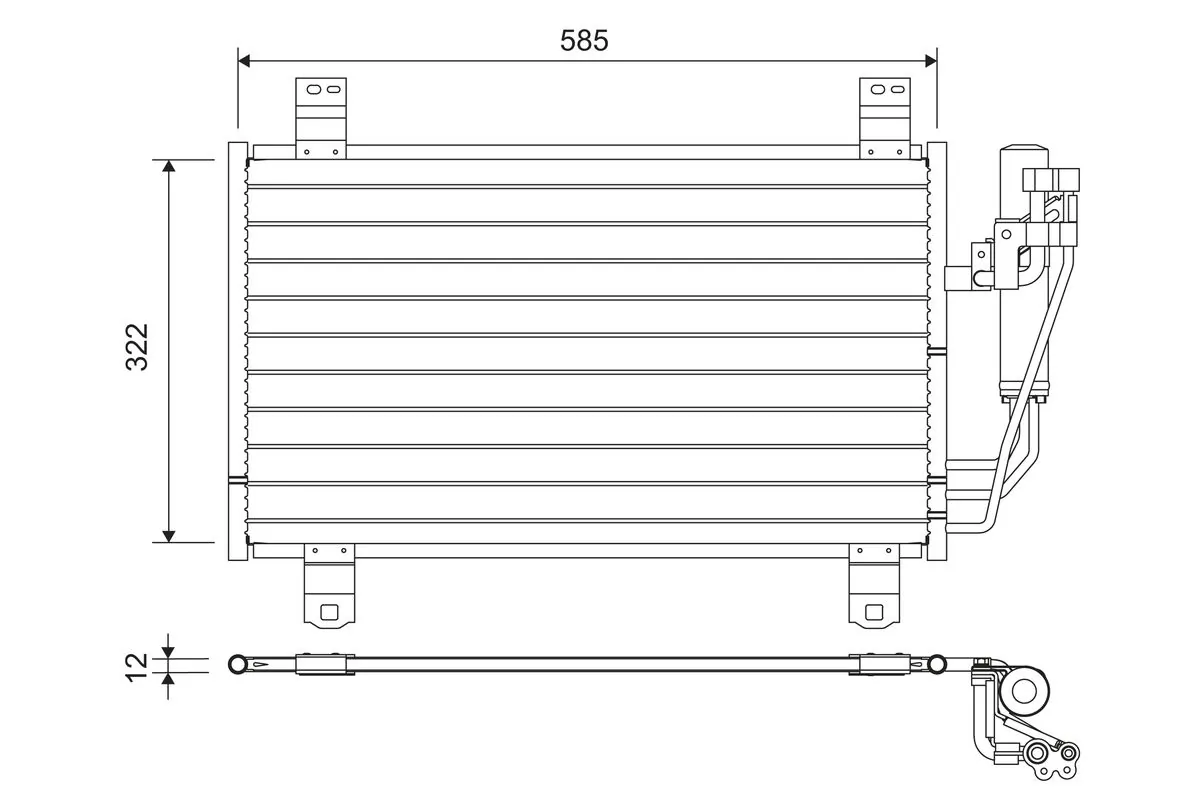 Condenser, air conditioning