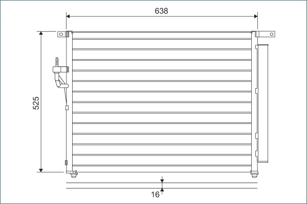 Condenser, air conditioning