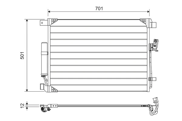 Condenser, air conditioning