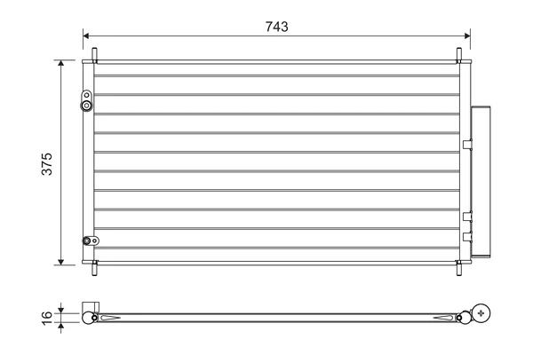 Condenser, air conditioning