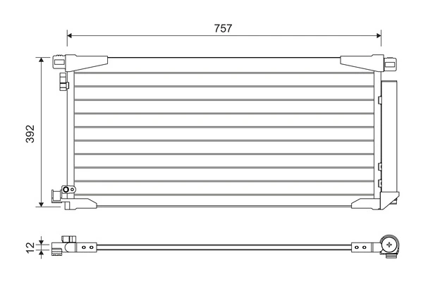 Condenser, air conditioning