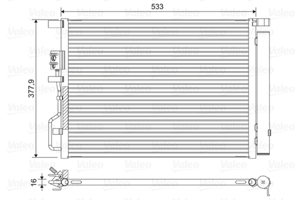 Condenser, air conditioning
