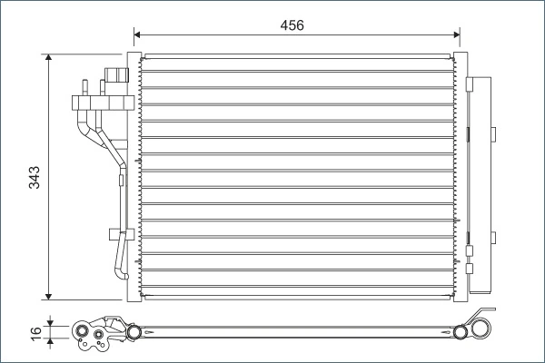 Condenser, air conditioning