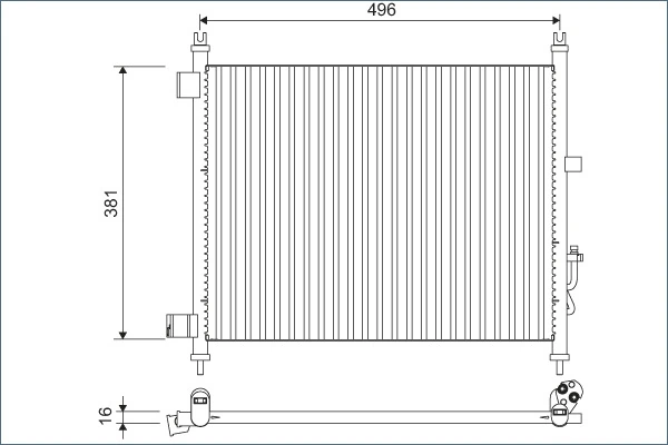 Condenser, air conditioning