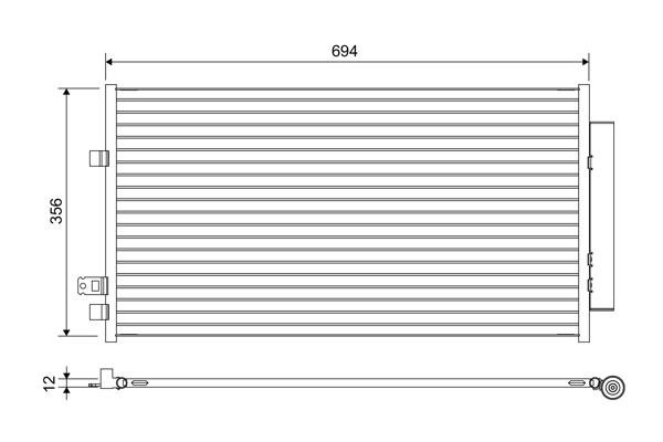 Condenser, air conditioning