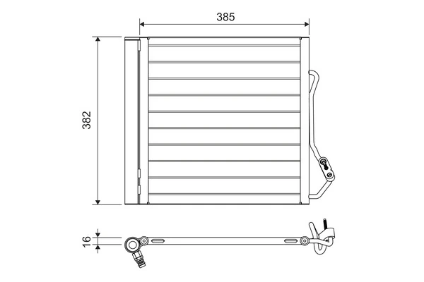 Condenser, air conditioning