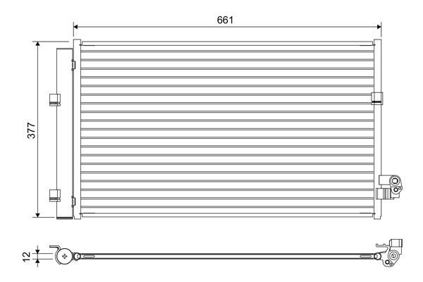 Condenser, air conditioning