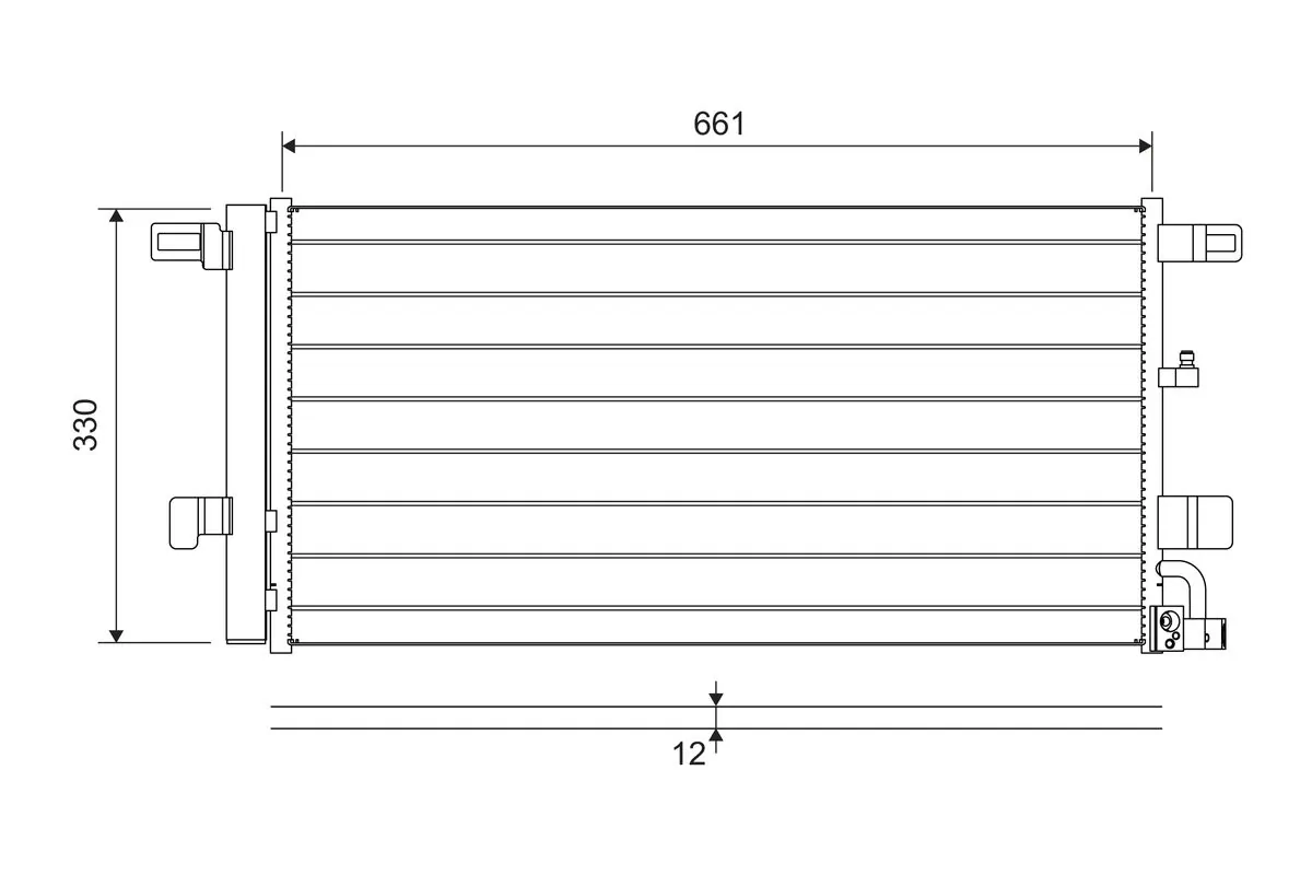 Condenser, air conditioning