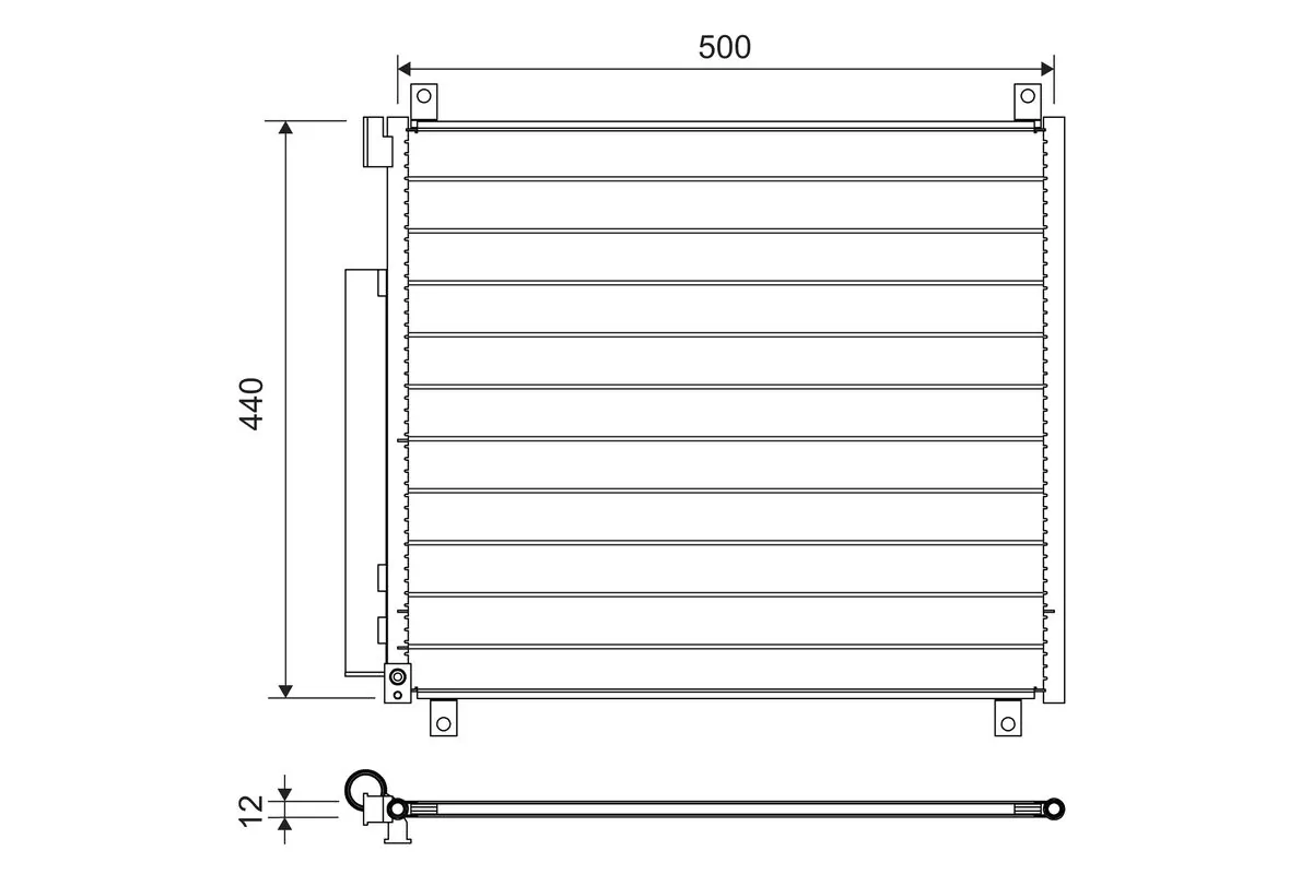 Condenser, air conditioning